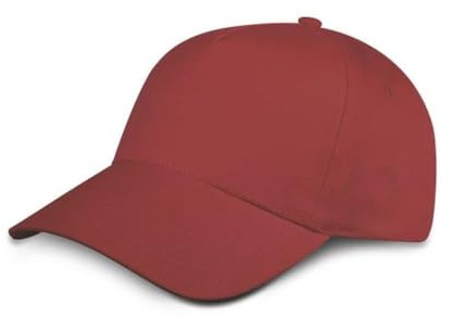 Generico Cappello con Visiera 5 Pannelli in 100% Cotone Colorato, Berretto Semplice per Adulto e Bambino Regolabile a Strappo Visiera Rigida, Versione Singola o in Formato Convenienza da 10 Pezzi