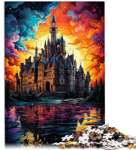 Puzzle für Erwachsene, 1000 Teile, Schloss Chambord, Puzzlespiel, ganze Familie, 50 x 75 cm, für 14-Jährige
