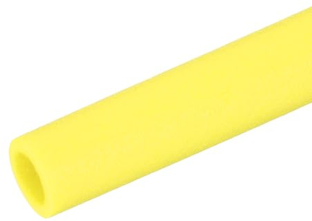 PATIKIL Rohrisolierung Schaumstoff Ø 32mm, 1m Lange 10mm Dick Isolierung Rohr Schaumstoffschlauch für Heizung Sanitär Heizungsrohr Schwimmbadgriff (Gelb)