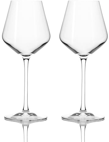 Cristal D'arques Ultime Red Wine Glasses Set of 2-470ml Premium Crystalline Glass, Lightweight, Dishwasher Safe, Signature Chime - French Design for Everyday Elegance