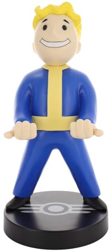 Cableguys Fallout Gaming-Figur Vault Boy – Halterung für Controller oder Smartphone – USB-Kabel im Lieferumfang enthalten – 20 cm