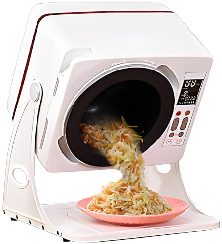 SHENGSHIYU Robot Cocina Multifuncion,Capacidad 6L,Inclinación 0°-135°,Temperatura 50-240°C,15-30 RPM,Inducción Electromagnética,Olla Multifunción Profesional con Panel Táctil con Facilidad