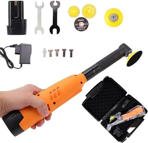 Máquina de limpieza de juntas de azulejos portátil, máquina eléctrica for unir azulejos de cerámica, ajuste de 7 velocidades y ángulo de 90° for eliminar óxido