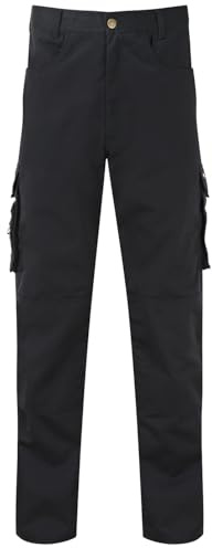 TuffStuff - Pro Work Trousers, 36 Waist, Regular 30 Length - Heavy-Duty Tradesman Trousers with Knee Pad Pockets - Tuck-Away Holster Pockets with YKK Zip & Triple-Stitched Seams - Functional Design