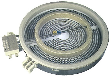 Strahlheizkörper HiLight Heizkörper Glaskeramik 175/110mmØ 1700/700W 230V Kochfeld Herd EGO 10.58211.004