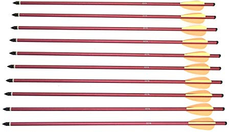 Armbrustbolzen Bolzen für Armbrust 20 Zoll rot