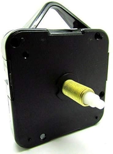 New or Replacement Battery Operated Ticking Japanese Make Quartz Mechanism Movement Motor Wall Clock DIY Repair (Short - 7mm Gold Thread)