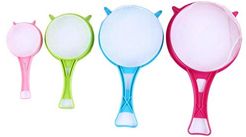 Ayrsjcl 4pc/Set Flour Sifter Plastic Flour Sieve Kitchen Strainer Sieve Multi Colander Set Four Sizes Kitchen Tools