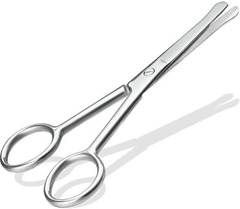 vsshe Hundehaarschere Fellschere,10.5cm Aus Edelstahl Fellschere Pfotenschere Abgerundete Schere Hund Pfotenschere für Hunde Haustierschere Schere Hundehaare Schneiden für eine perfekte Fellpflege