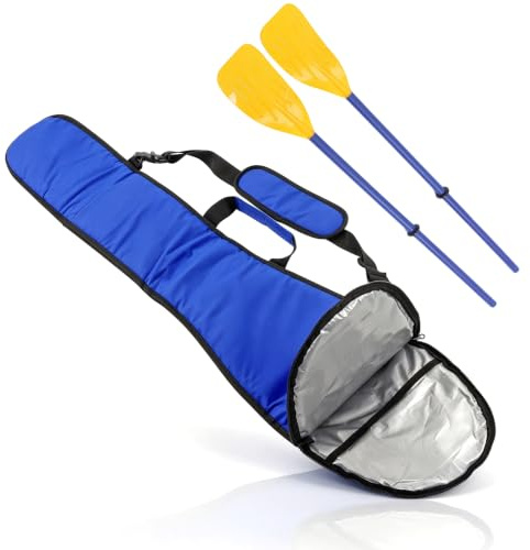 HERCHR Paddel-Aufbewahrungstasche für Boote, 600D Oxford-Stoff, Paddel-Tragetasche, Kajakpaddel, Kanu, Split-Tragetasche, Paddelhalter, Tasche für die Aufbewahrung, Transport, Rudern, Bootfahren