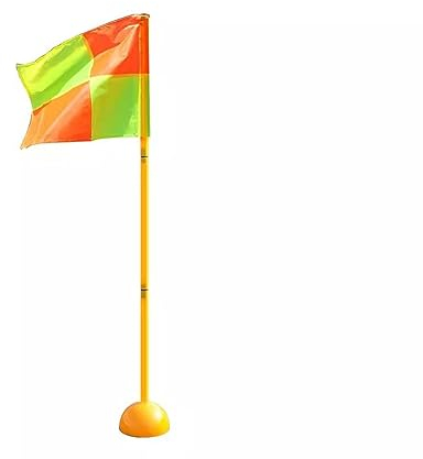 EHEIN Eckfahne Sport Wassereinspritzung Stangenständer Fußball-Trainingswerkzeug-Set Fahnenstange Flaggen-Set, 5-TLG (Color : Style1, Size : 1.5m/4.92ft)