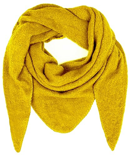 Glamexx24 Damen Schal Dreieckstuch Winterschal Warmer Halstuch Kuscheliger Strickschal in viele Farben Weicher Angenehm zu Tragen