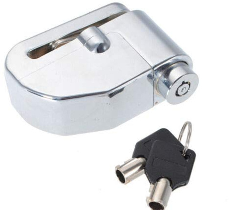 AntDau71 - Candado antirrobo para moto, bloqueo de disco sonoro, alarma de 110 dB, alerta previa a la alarma, seguridad premium para moto o scooter