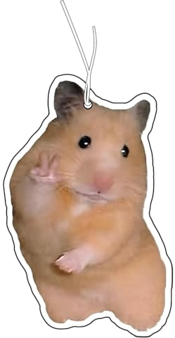 CME.Promo 2 x albero profumato con motivo criceto, distributore di profumo auto, deodorante per auto, deodorante per auto, profumatore per auto