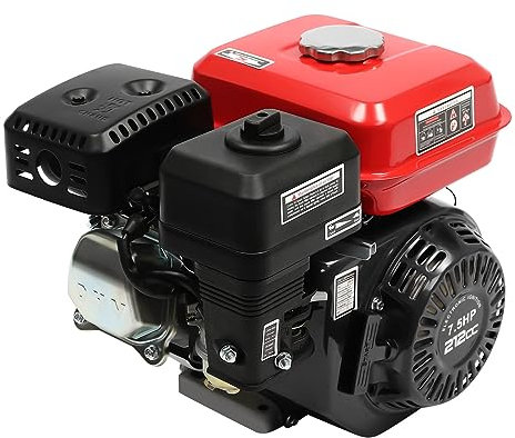 Motor de gasolina de 7,5 CV, mini motor de gasolina con motor de 4 tiempos, motores de repuesto de cuatro tiempos, cortacésped, motor eléctrico, cortacésped, motor de kart, motor de kart de 125 cc