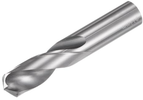 sourcing map Broca de carburo sólido, 13 mm (0.512 pulgadas) YG6X/C3 de micrograno de carburo de tungsteno, brocas helicoidales Jobber, vástago recto para perforar acero inoxidable, aluminio, metal y