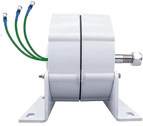 Generador de alternador Magnet Permanente para turbina eólica - Motor eléctrico sin Engranaje trifásico para generador de Viento Horizontal Vertical