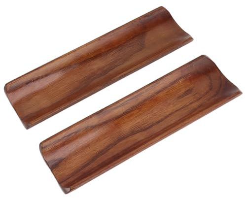 aqxreight Piatto da Sushi 2 Pezzi Piatto Rettangolare Lungo in Legno Stile Giapponese 7,2x2,1 Pollici Piatto da Portata per Cracker per Feste a Casa