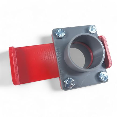 GENERISCH BlastGate DN 50 Gate Valve Extraction System Diameter 50 mm with Manual Locking Valve for Extraction Workshop