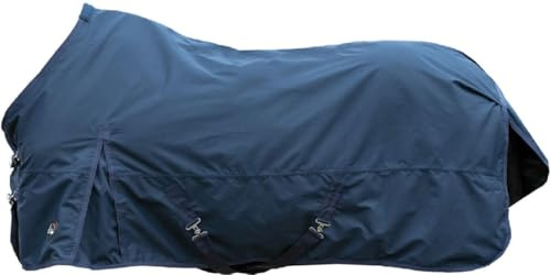 HKM Chester- 600D mit Fleecefutter Weidedecke, Dunkelblau, 135