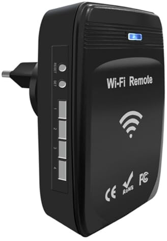 Bzocio Convertitore WiFi To per Controllo Remoto Porta 287MHz-868MHz Applicabile All'APP del Telefono Mobile Applicabile Alle Tapparelle Elettriche Applicabile Alla Porta del Garage Spina EU