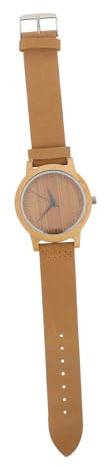 MUCKLILY Reloj de Pulsera de Bambú Unisex con Dial de Madera Diseño Cómodo y para Uso Diario Elegante Accesorio Casual para Mujeres y Hombres Jóvenes