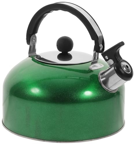 BIUDECO Bollitore in Acciaio Inossidabile da 1,2 Litri Fischio Bollitore Domestico per Fornello a Induzione per Acqua Calda Sanitaria Adatto a Casa e Cucina