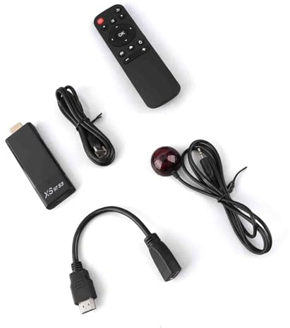 Domary 4K TV-sticka Streaming Media Player 10.0 Smart HD Bärbar med Fjärrkontroll 2 GB RAM 8 GB ROM för Hemunderhållning
