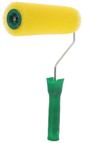 FRCOLOR Texture Roller Sponge Paint Roller Brush with Ergonomic Handle for Wall Painting for Textured Paint Application and Decorative Wall Finishes