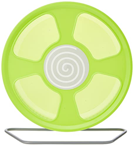 TRIXIE Laufrad - Kunststoff - zum Aufstellen oder Einhängen - leichtgängig und leise - geschlossene Lauffläche - diverse Farben - zufällige Auswahl - ø 20 cm - 61010