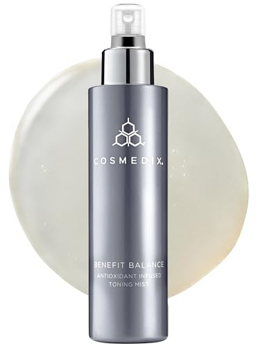 COSMEDIX Benefit Balance Toner – Ultra-Nourishing & Hydrating Facial Mist for Fine Lines, Wrinkles & Dull Skin – Deep Cleansing Facial Care for Moisturized, Radiant Glow – 150 ml / 5 fl oz