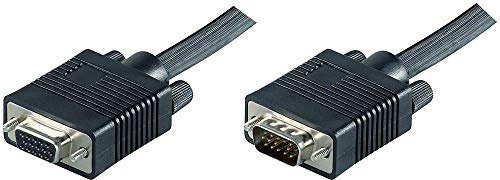 MicroConnect MONGH2B 2m VGA (D-Sub) VGA (D-Sub) Noir câble VGA - Câbles VGA (2 m, VGA (D-Sub), VGA (D-Sub), Mâle, Femelle, Noir)
