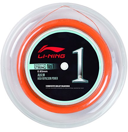 LINING AXJJ072 No.1 Badmintonstring 200 m (Nr. 1, Orange)