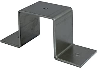Schelle Quadratrohr Quadratrohrschelle aus Aluminium 15x15 20x20 25x25 30x30 35x35 40x40 45x45 50x50 60x60 70x70 (40x40mm)