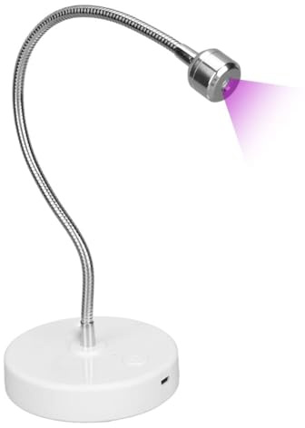 Mini Nagellampe LED Nagellampe, UV Nagellampe Nageltrocknerlampe USB Portable Nageltrockner Drehbarer Kopf Nagellack Trockner mit 60s Timer