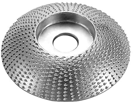 Disco Desbaste Hormigon Rueda de molienda de madera de 5/8 pulgadas Rueda Rotatoria Lijado de madera Herramienta de talla de madera Herramientas de disco abrasivo para herramientas de angileta de ángu