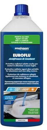 FRA-BER Euroflu -22°C Liquido per Radiatori Blu - 1 Litro - 1 Pz