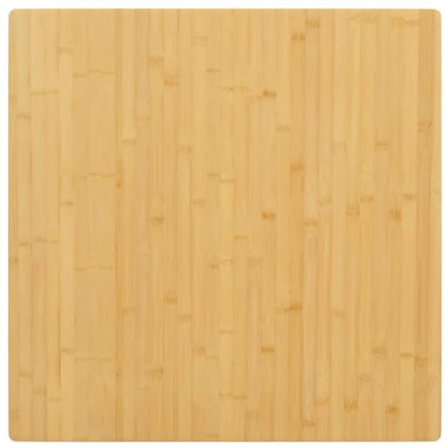 TJROO Tischplatte Bambus 70x70x1,5 cm Bambus Möbelplatten Deckplatte Bambus Platte Schreibtischplatten Tischplatten Table Top Esstiach Esstischplatte