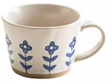 lskdnrufh Tazza di Caffè Tazza da caffè in ceramica bianca for caffè, latte, cioccolata calda, tè, uso quotidiano e decorazione da scrivania adatta for l'uso domestico con uomini e donne Tazza