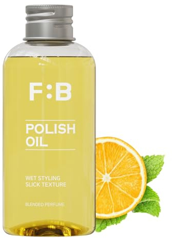 [Forbeaut] Wet Hair Polish Oil - Deep Hydration, Sleek Wet Look & Natural Lift, Lightweight Hold, Long-Lasting Texture, Plant-Based Formula, Damaged Hair Care, Woody Citrus Scent, 160ml / 5.4 fl.oz