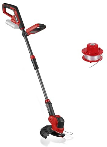 Einhell Akku-Rasentrimmer GE-CT 18/25 Li-Solo Power X-Change (18 V, 25 cm Schnittbreite, dreh- und neigbarer Motorkopf, inkl. 20x Kunststoffmesser, inkl. Fadenspule, ohne Akku)