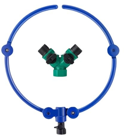 FytStycale Anillo de Riego para árboles, Arbustos, Macetas, Invernaderos, Aspersor de Agua de 360 ​​Grados
