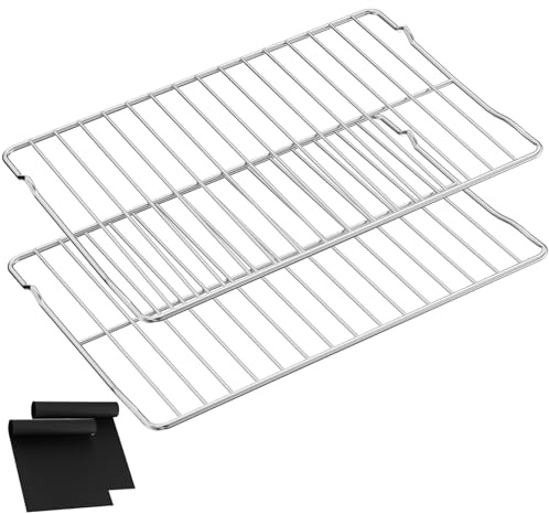 Upgraded 304 Stainless Steel 24.22x16 316496201 Range Oven Rack Compatible with Frigidaire Oven Rack 316404501 316496202 316496207 316498003 AP4040129 PS1765356 AP4040129 Range Oven Stove Wire Rack
