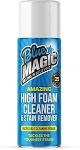 Paquete doble de 2 limpiadores de espuma y quitamanchas Ultimate Blue Magic, aborda las manchas más duras en alfombras, tapicería de coche, horno, superficies de cocina, cuero sintético, vinilo