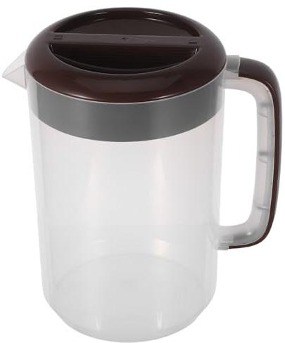 Gatuida Jarra de Agua Grande de 5 Litros Tapa Material PP Resistente Escala Medidora Adecuado para Bebidas Frías Jugos y Té Helado Recipiente para Nevera y Uso Doméstico