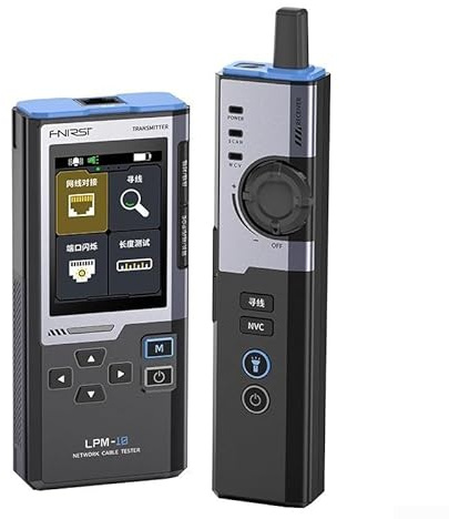 Probador de red Ethernet con PoE y NCV, comprobador de cables sin interferencias, detección de cables POE Lan Tester, RJ45 para localización de cables, búsqueda de línea telefónica y reparación