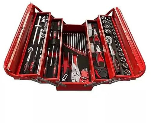 Stahl-Faust Werkzeugkoffer für Handwerker und Hobby 85-teilig