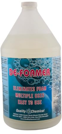 Quality Chemical Defoamer - Instantly removes foam from Hot Tubs or Cleaning Equipment -128 oz (Pack of 1)