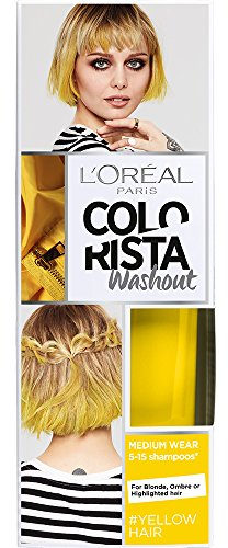 L'Oreal Paris Colorista Coloración Temporal Tono Washout Yellow Hair - 116 gr