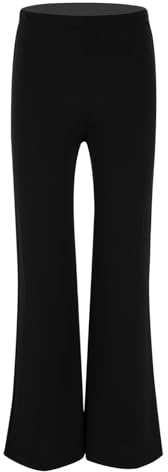 Freebily Unisex Bambina Pantaloni 3/4 di Jazz Danza Balletto Bambino Pantalone Elastico Allentato Costume Ballo Dancewear Sportwear Palestra Athletic Yoga Jogging Nero (Bambino) 10 Anni